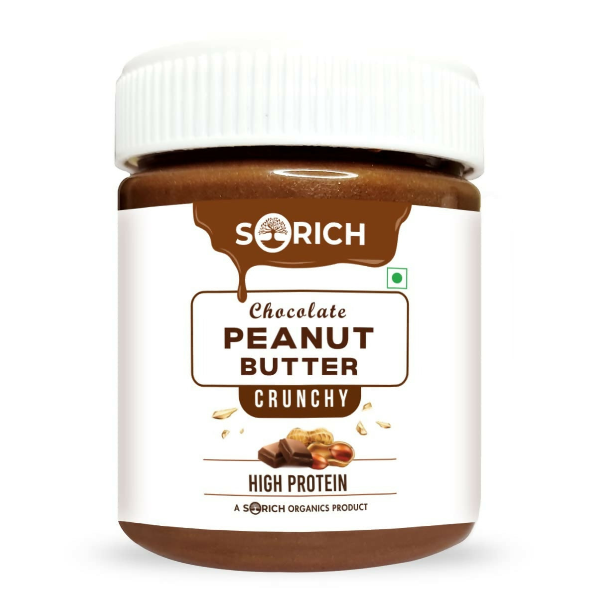 Sorich Organics Peanut Butter Chocolate Flavour Crunchy - Swadesiicart
