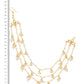 Ruby Raang Gold Pearl Ear Chains (set of 2) | Swadesiicart