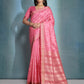 Vishnu Weaves Women's Gajri Raw Silk Zari Woven Saree with Blouse - Swadesiicart
