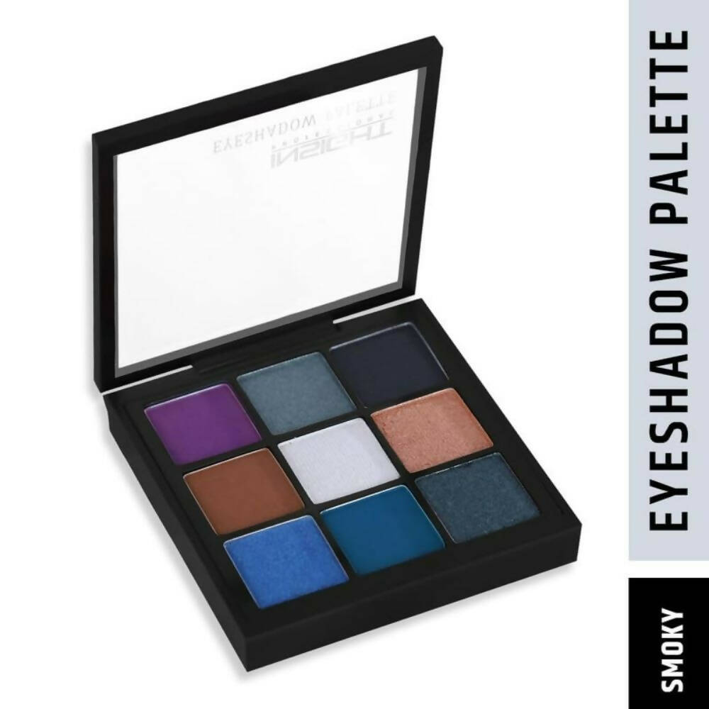 Insight Cosmetics 9 Color Eyeshadow Pallate - Smoky - Swadesiicart
