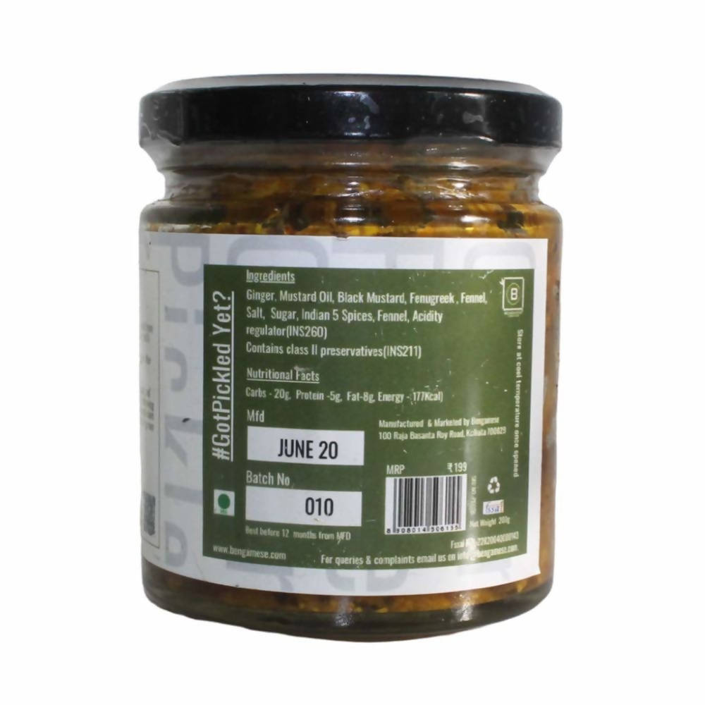 Bengamese Ginger Pickle - Swadesiicart