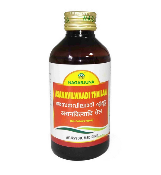 Nagarjuna Ayurveda Asanavilwaadi Thailam - Swadesiicart