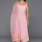 Ahalyaa Women's Traditional wear Kurta Set - Pink | Swadesiicart