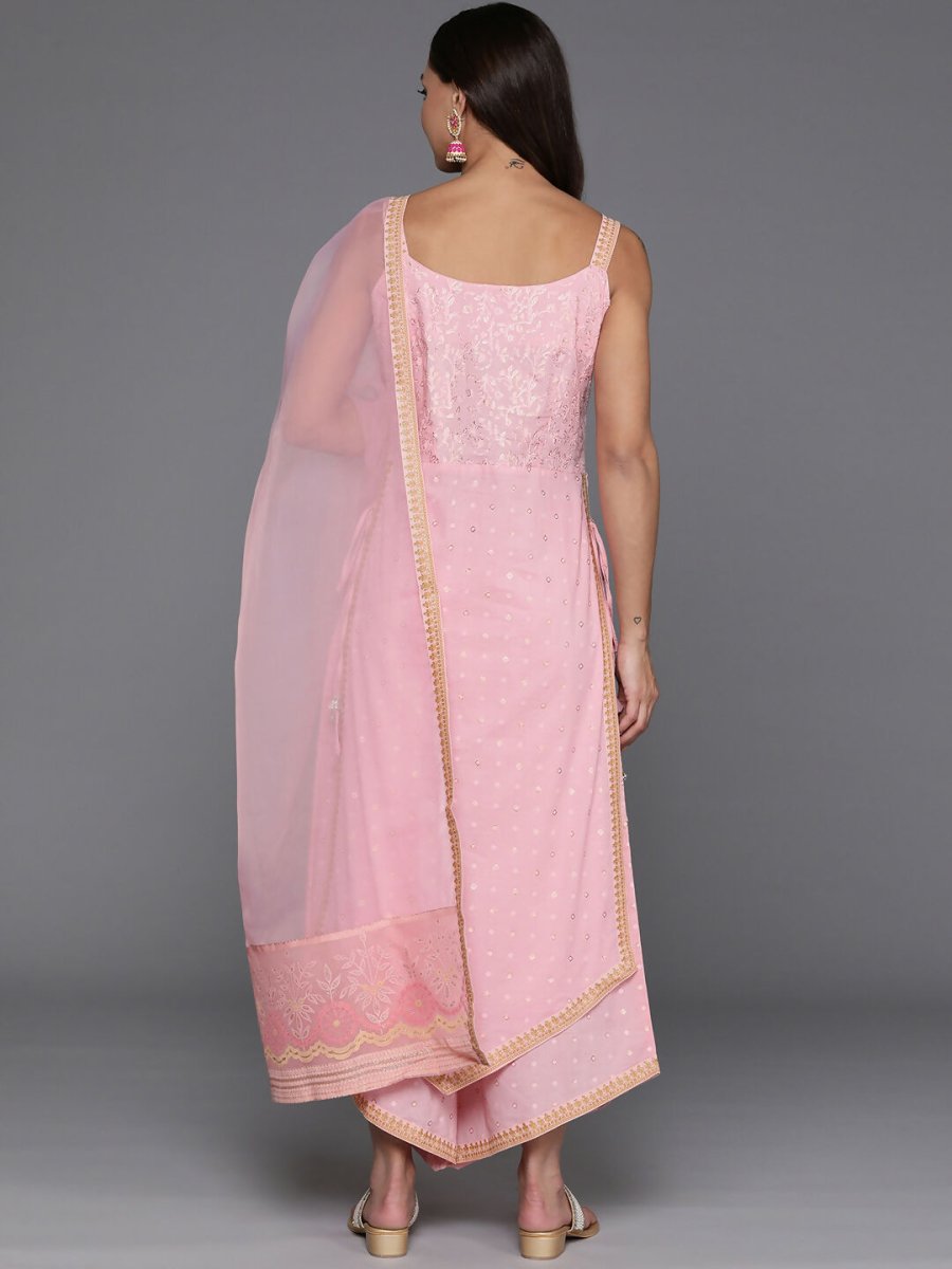 Ahalyaa Women's Traditional wear Kurta Set - Pink | Swadesiicart