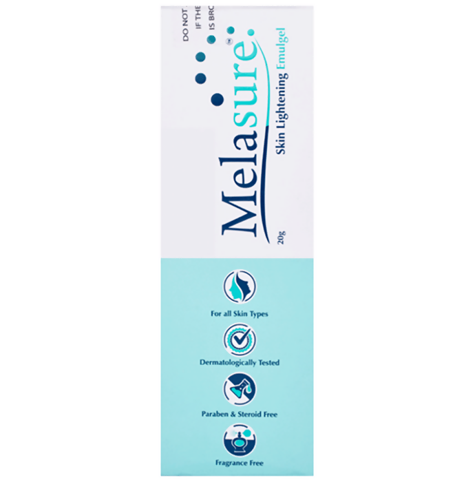 Melasure Skin Lightening Emulgel For All Skin Types - Swadesiicart