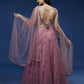 House of Panchhi Pink Net Sequinse Embroidered Lehenga & Blouse with Dupatta | Swadesiicart