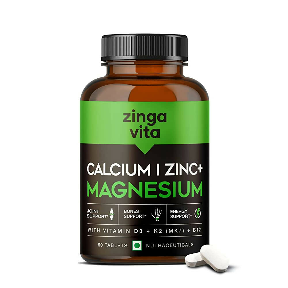Zingavita Calcium Zinc+ Magnesium Tablets | Swadesiicart
