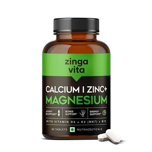 Zingavita Calcium Zinc+ Magnesium Tablets | Swadesiicart