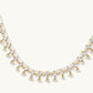 Nuyug 22K Gold-Plated Pearl Drops Matha Patti cum Necklace | Swadesiicart