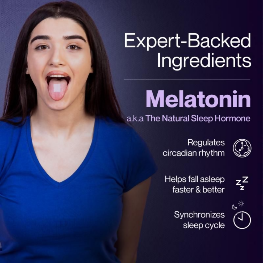 Setu Melatonin 5mg Promotes Relaxation & Sleep Strips - Swadesiicart