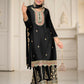 Ethnic Festive Wear Black Primium Chinon Fabric Stitched Suit With Dupatta - Zeeya | Swadesiicart