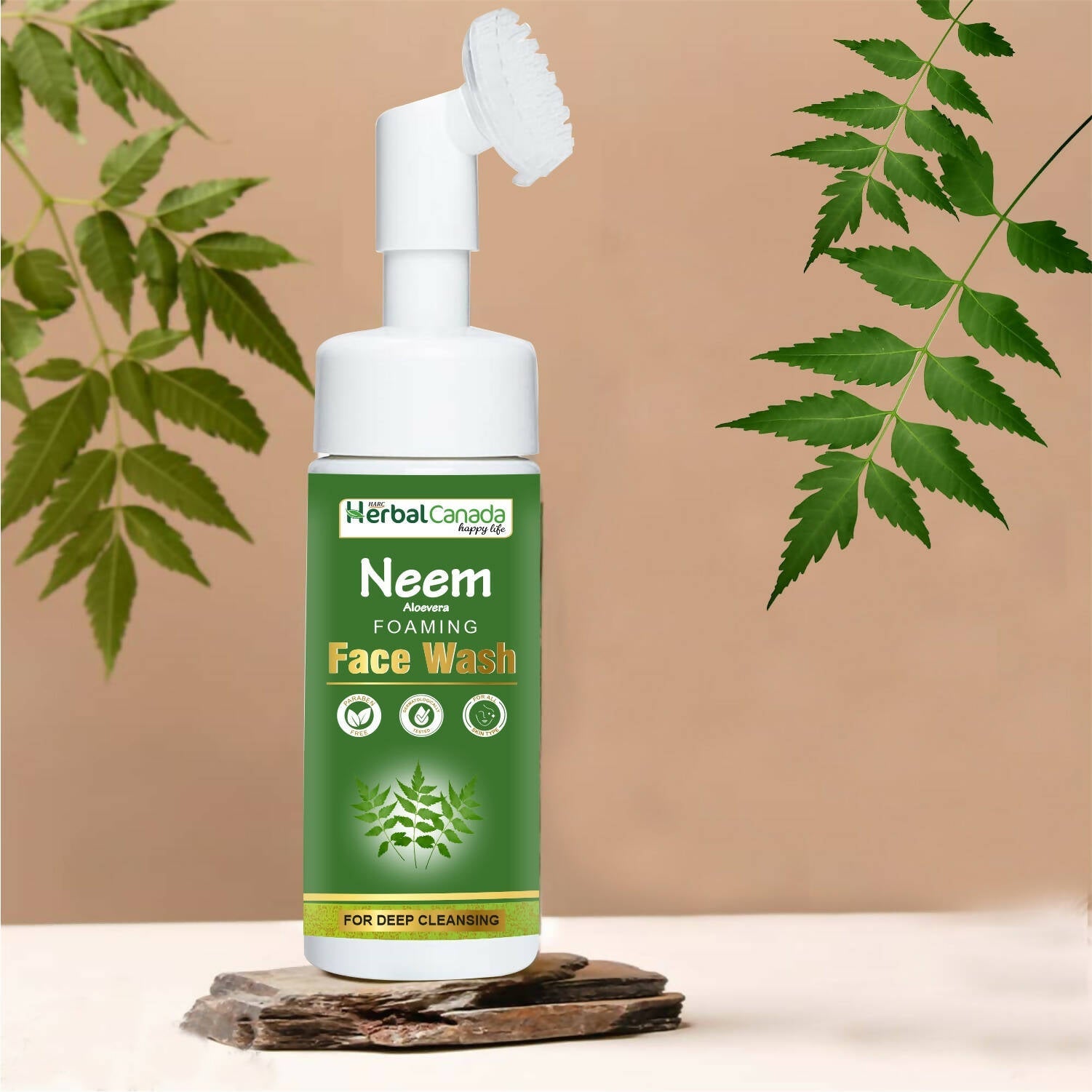 Herbal Canada Neem Foaming Face Wash - Swadesiicart