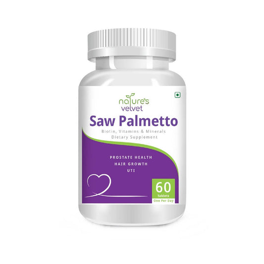 Nature's Velvet Saw Palmetto Tablets | Swadesiicart
