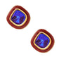Ruby Raang Multi Blue Kundan Studs | Swadesiicart