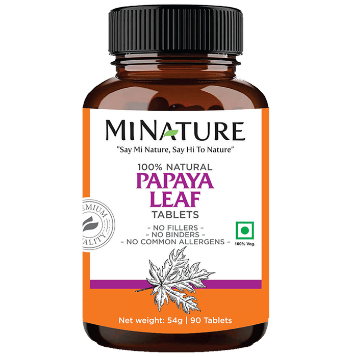 Minature Papaya Leaf Tablets | Swadesiicart