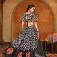 AI Fashion Black Crepe Designer Navratri Wear Lehenga Choli Collection