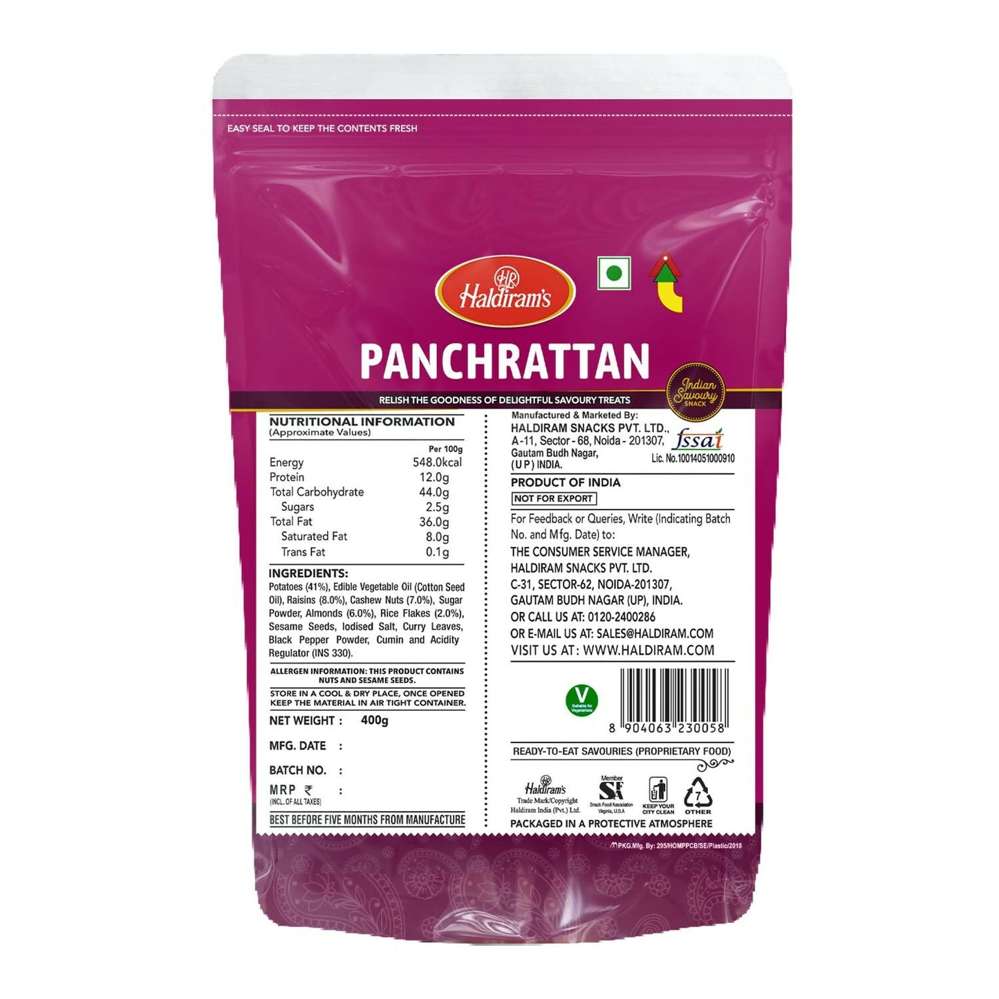 Haldiram's Panchrattan | Swadesiicart