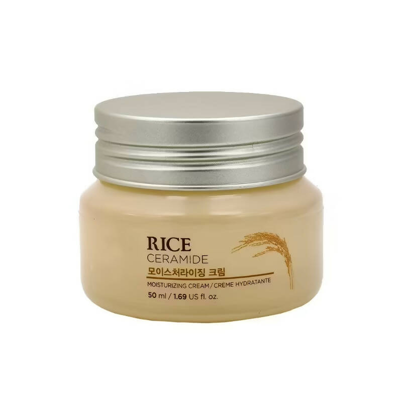 The Face Shop Rice & Ceramide Moisturizing Cream - Korean Skincare | Swadesiicart