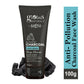 Globus Naturals Anti Pollution & Anti Acne Charcoal Face Wash For Men | Swadesiicart