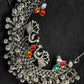 Mominos Fashion Johar Kamal Beautiful Peacock Design Chandbali Earrings - Swadesiicart
