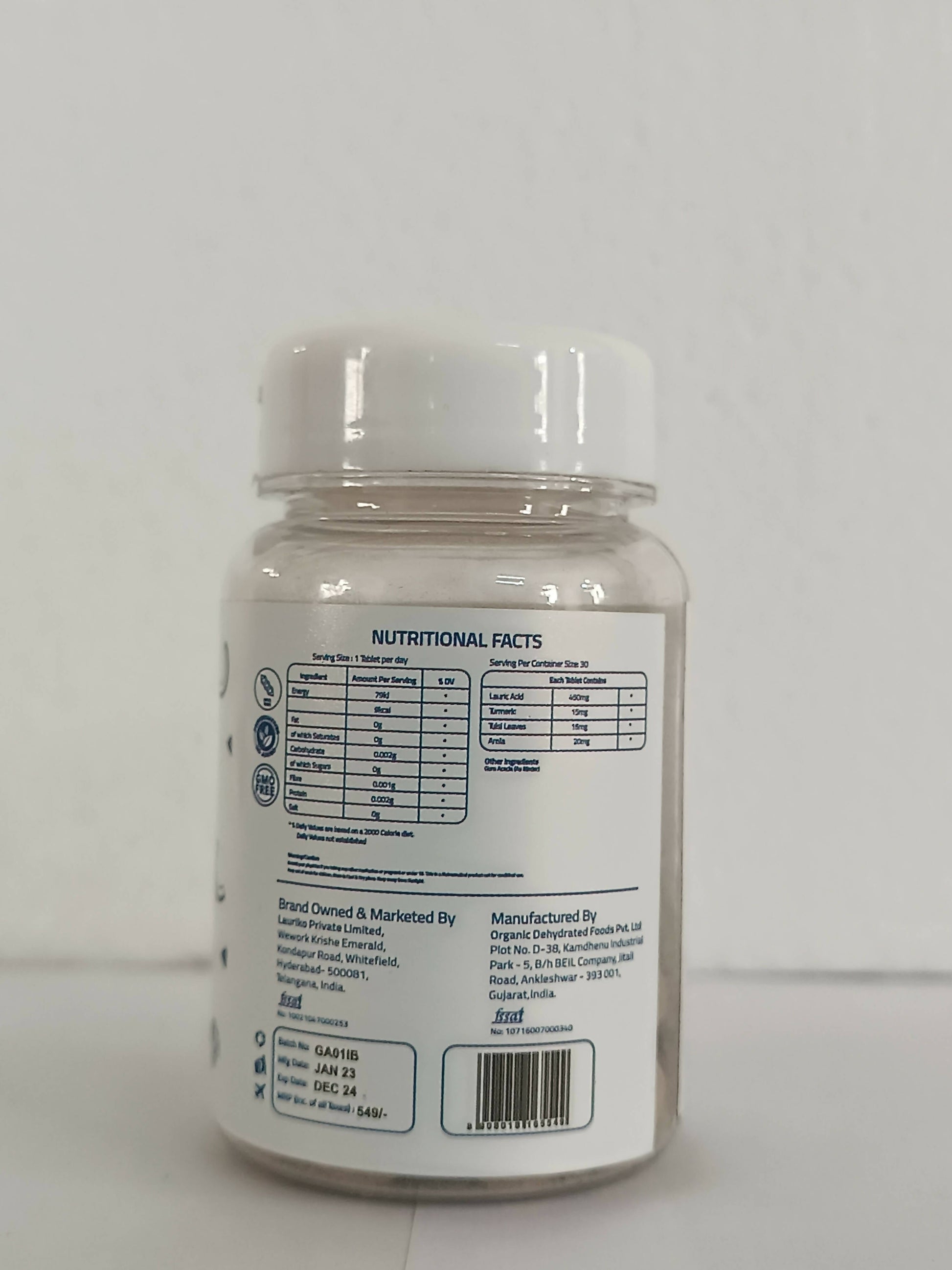 Laurik Immunity Tablets With 90% Lauric For Better Immunity & Health | Swadesiicart