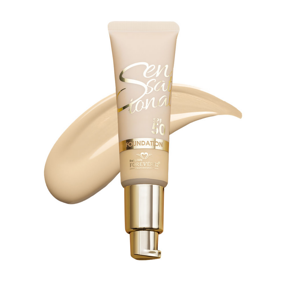 Daily Life Forever52 Sensational SPF 50+ Foundation - Medium Sand 03 | Swadesiicart
