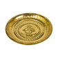 Spillbox Gold-Toned Brass Ganesh Thali Pooja Essential | Swadesiicart