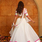 AI Fashion White Georgette Designer Navratri Wear Lehenga Choli Collection