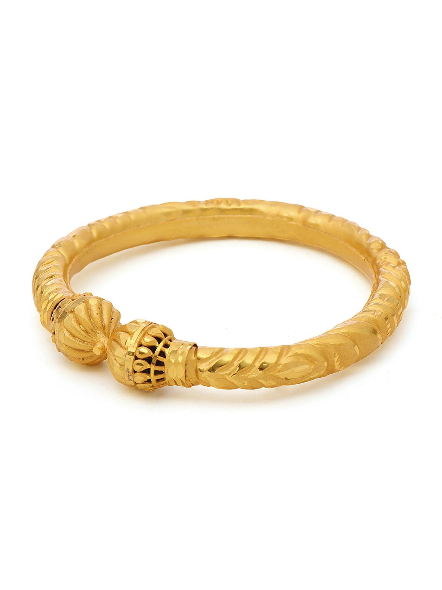 Ruby Raang Golden Bangle | Swadesiicart