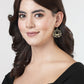 NVR Women Lotus Shaped Gold-Polished Earrings - NR Retail-NVR