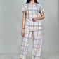 Morchari Digital Print Semi Muslin Co-Ord Set Top & Trouser-Multicolor - Swadesiicart