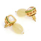 Ruby Raang Yellow Kundan Studs | Swadesiicart
