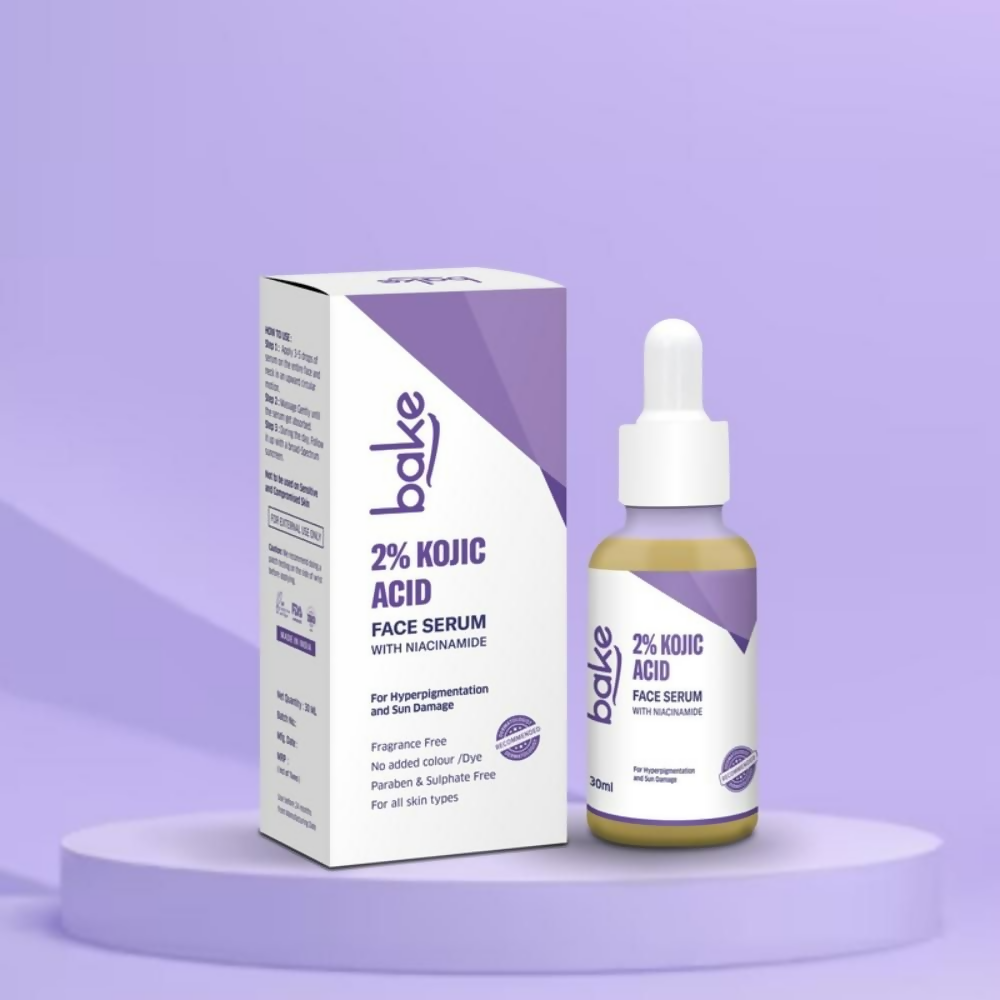 Bake 2% Kojic Acid Face Serum With Niacinamide | Swadesiicart