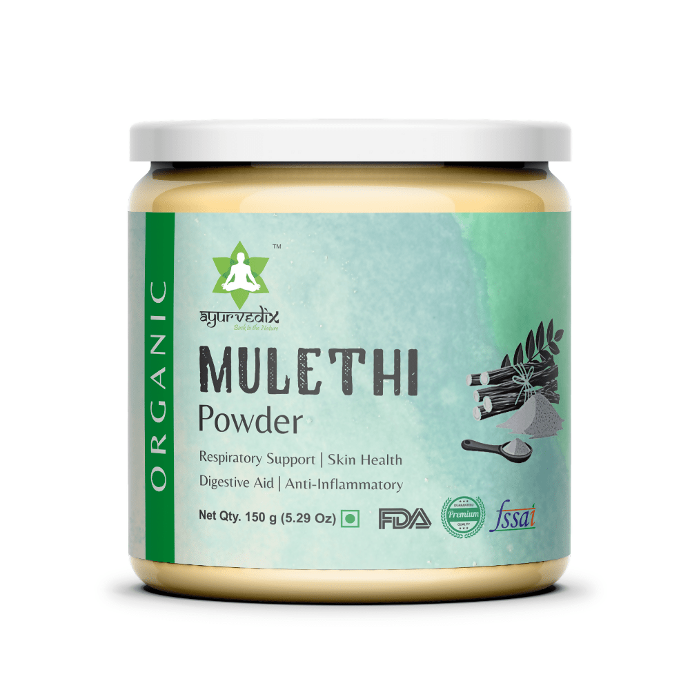 Ayurvedix Organic Mulethi Powder - Ayurvedix