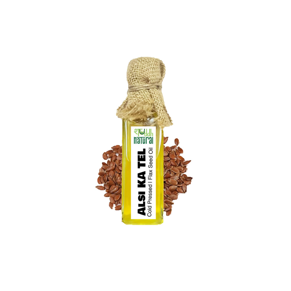 Shuddh Natural Flax Seed Oil Cold Pressed - Shuddh Natural