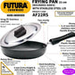 Hawkins Futura Hard Anodised Frying Pan 22 cm Diameter with Lid 1 L (AF22RS) - Swadesiicart