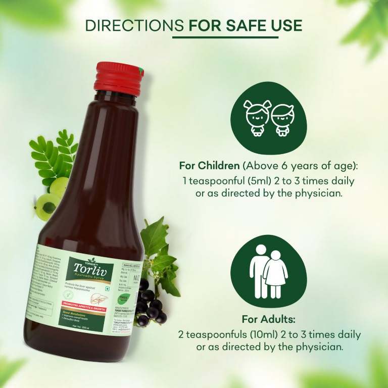 Torque's Torliv Ayurvedic Syrup - Swadesiicart