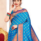 Shree Shyam Fashion Paithani Silk Blue Saree