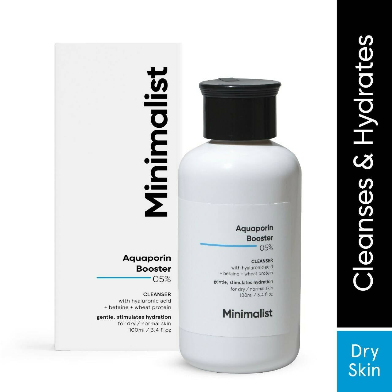 Minimalist Aquaporin Booster 05% Cleanser - Swadesiicart
