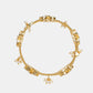 Ruby Raang 22k Gold Polished Kundan Bracelet | Swadesiicart