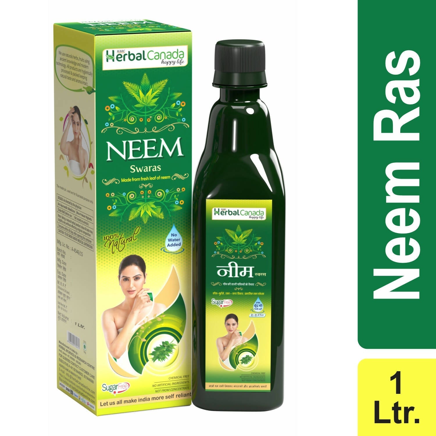 Herbal Canada Neem Ras - Swadesiicart
