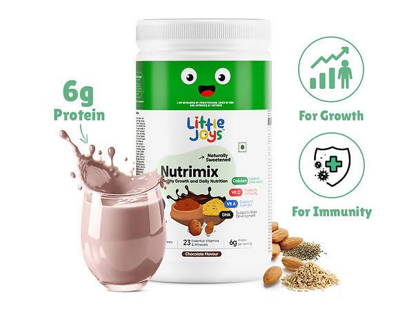 Little Joys MamaMix & NutriMix (For Moms & Kids) Combo - Chocolate Flavor - Swadesiicart