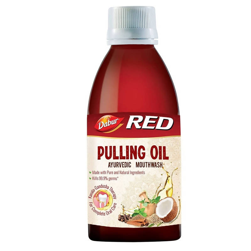 Dabur Red Pulling Oil Ayurvedic Mouthwash | Swadesiicart