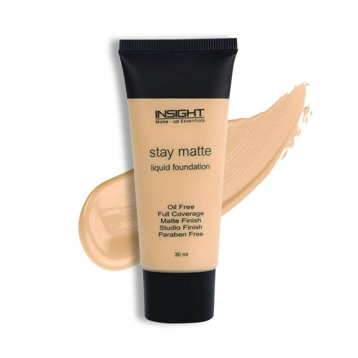Insight Cosmetics Stay Matte Liquid Foundation - Nude Beige - Swadesiicart