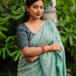 Rama Jute Silk Woven Design Saree with Unstitched Blouse - Hiral Fashion | Swadesiicart