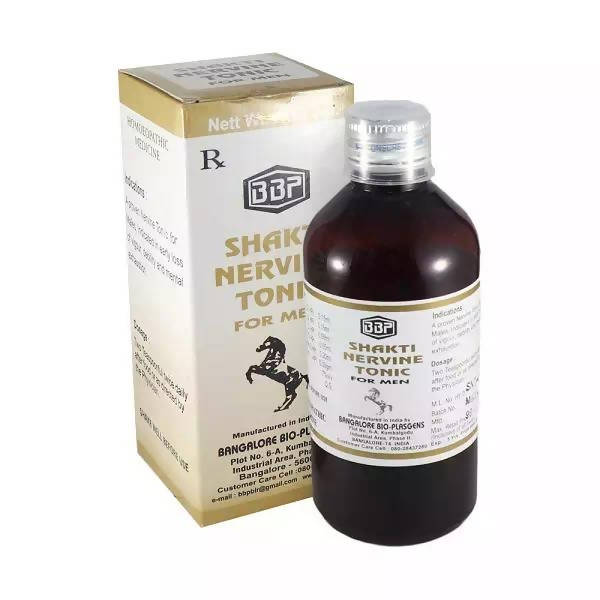 Bangalore Bio-Plasgens Shakti Nervine Tonic For Men | Swadesiicart