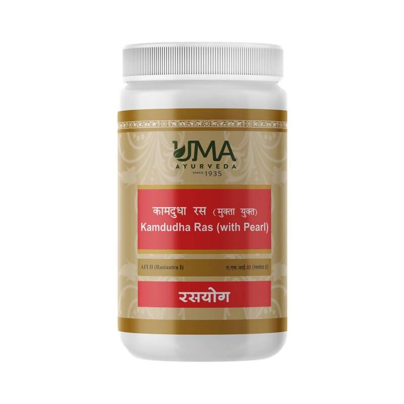 Uma Ayurveda Kamdudha Ras Tablets - Swadesiicart