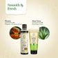 Khadi Herbal Shikakai & Honey Hair Cleanser with Aloe Vera Face Wash Combo (Set of 2)