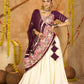 AI Fashion Off White Crepe Designer Navratri Wear Lehenga Choli Collection