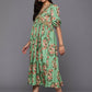 Ahalyaa Women's Traditional wear Lehnga Choli - Green | Swadesiicart